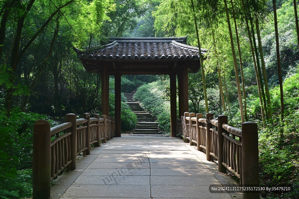云棲竹徑古典建筑風(fēng)景