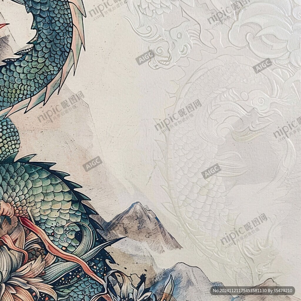 國(guó)潮風(fēng)蛟龍得水