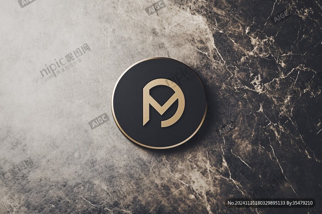 圓形m標志logo