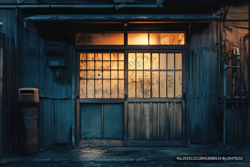 日本街道建筑內(nèi)景