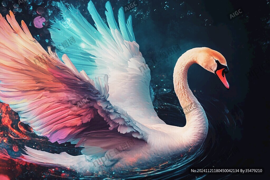 唯美火烈鳥