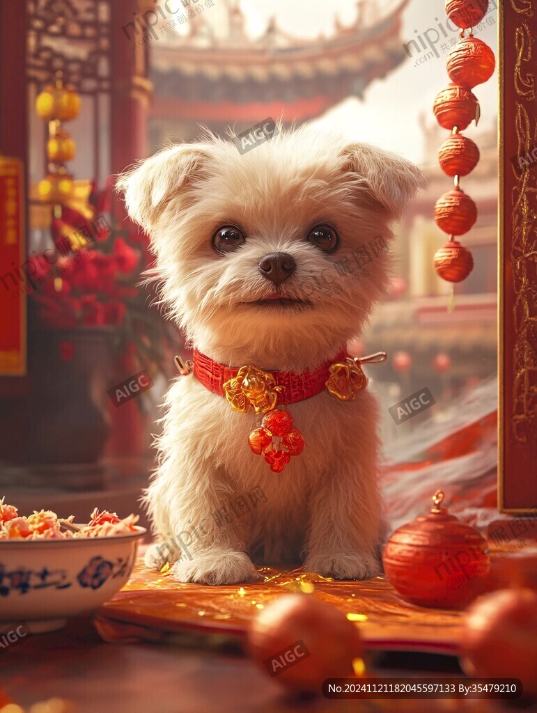 小狗拜年