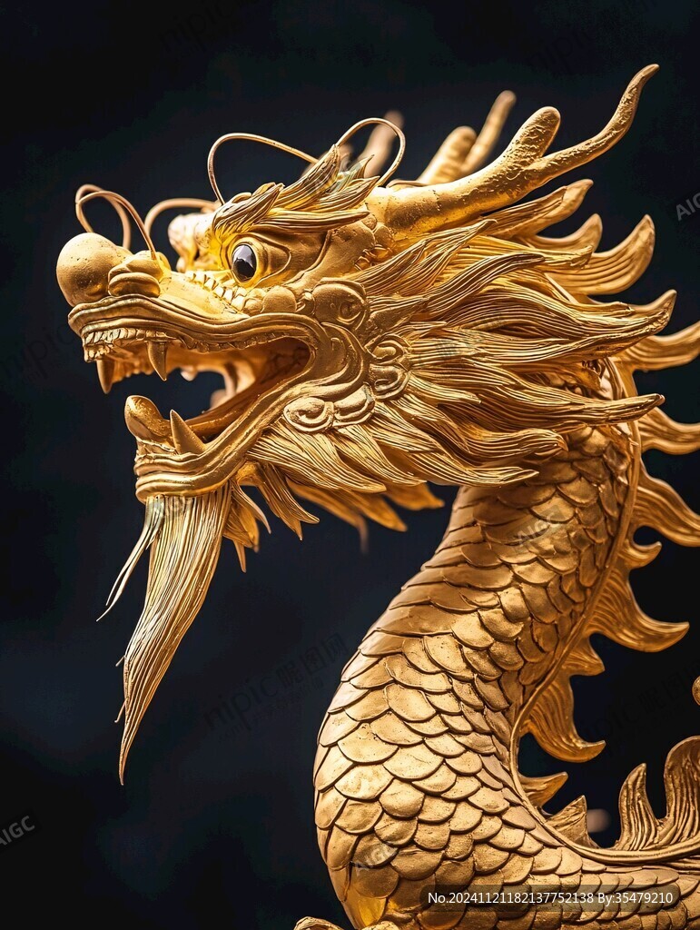 金龍擺件