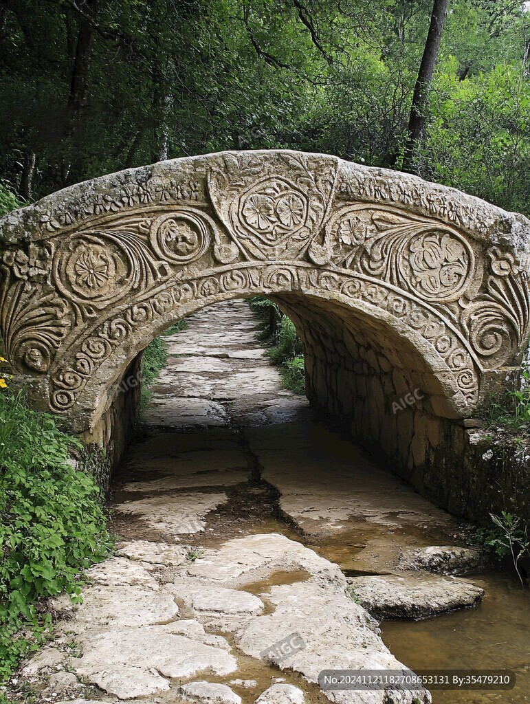 石刻小橋