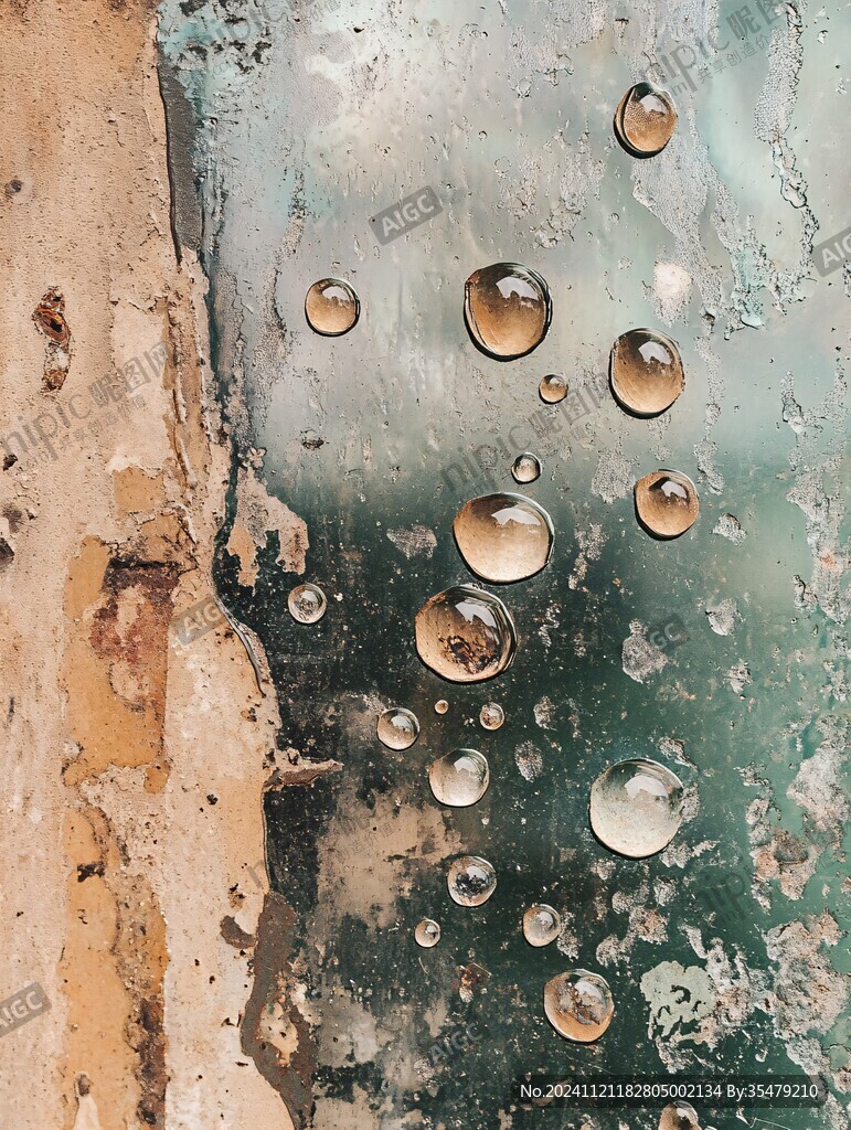 金屬質感水珠
