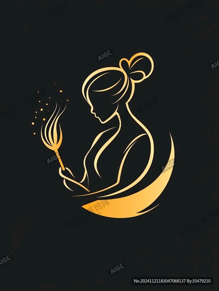 手捧星月logo