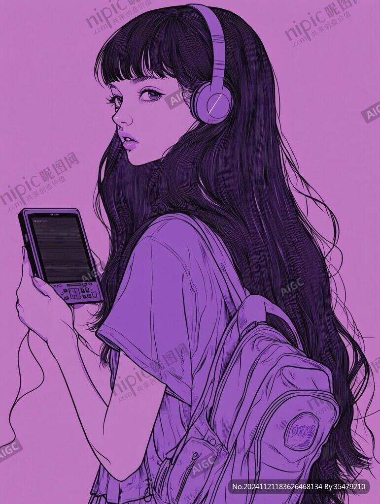 聽歌的少女