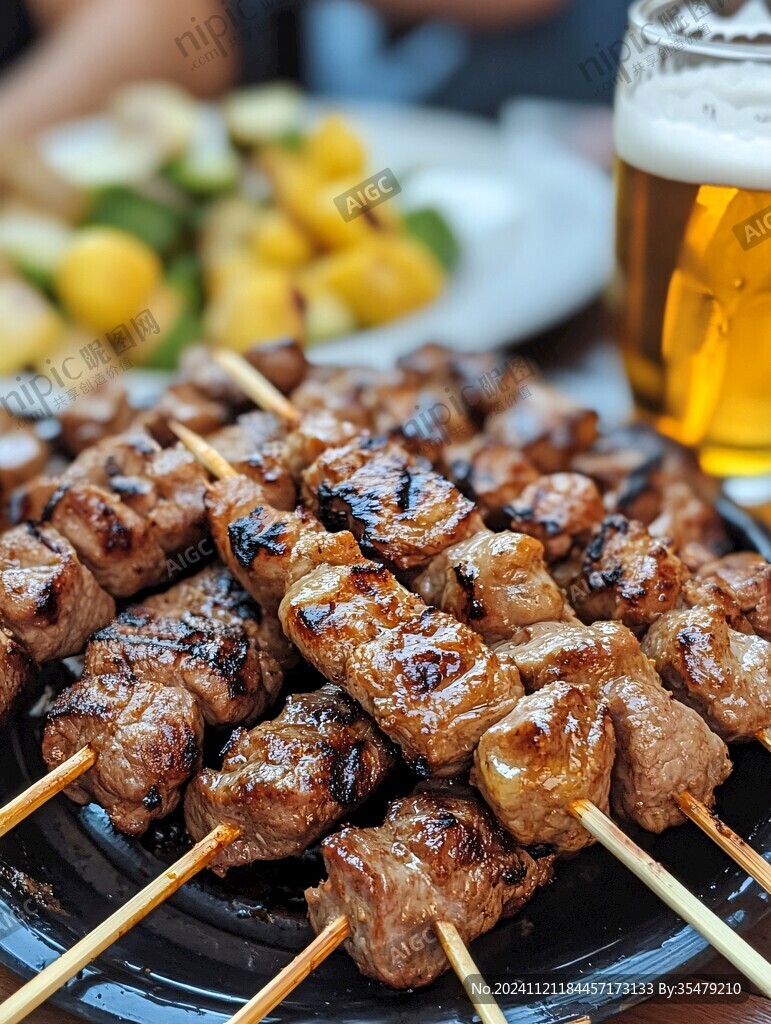 啤酒烤串
