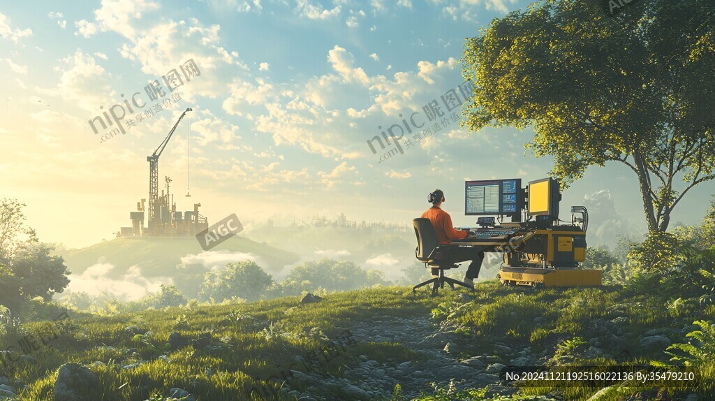 野外工作場景