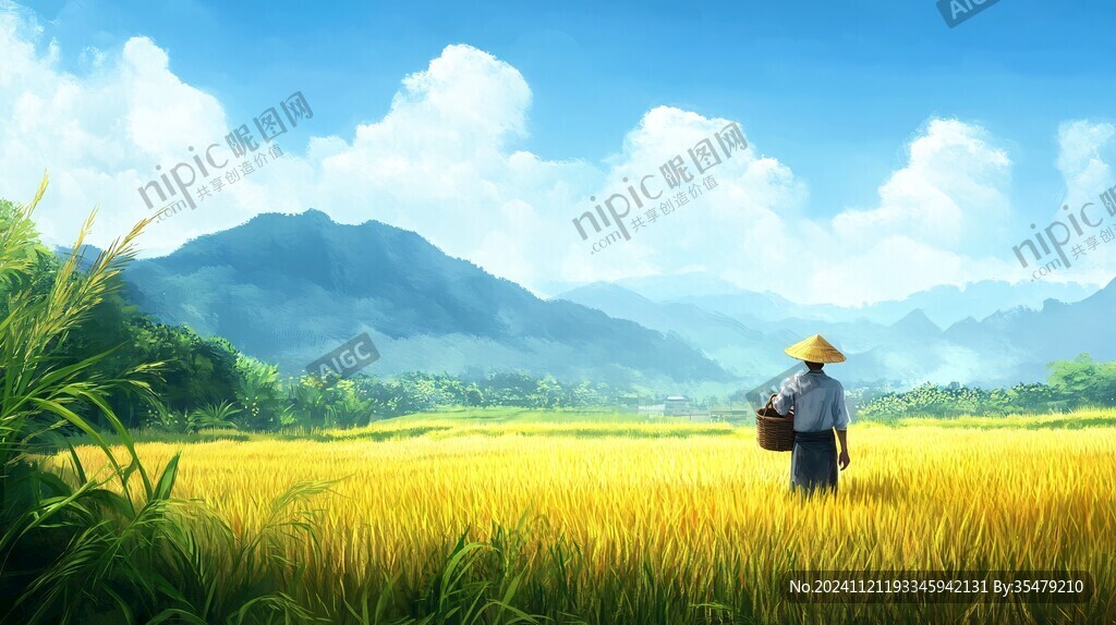 二十四節(jié)氣之芒種橫版
