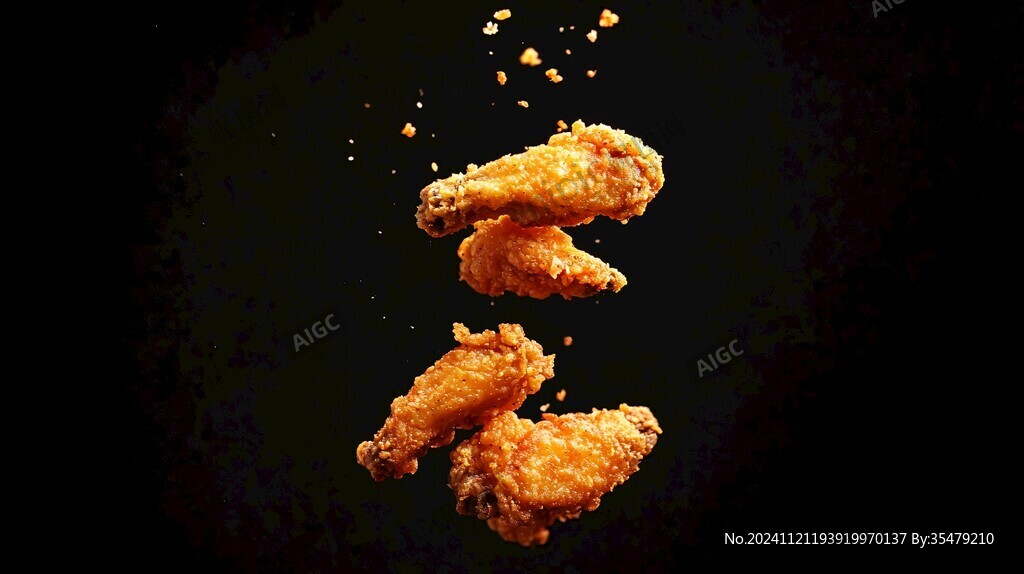 炸翅素材
