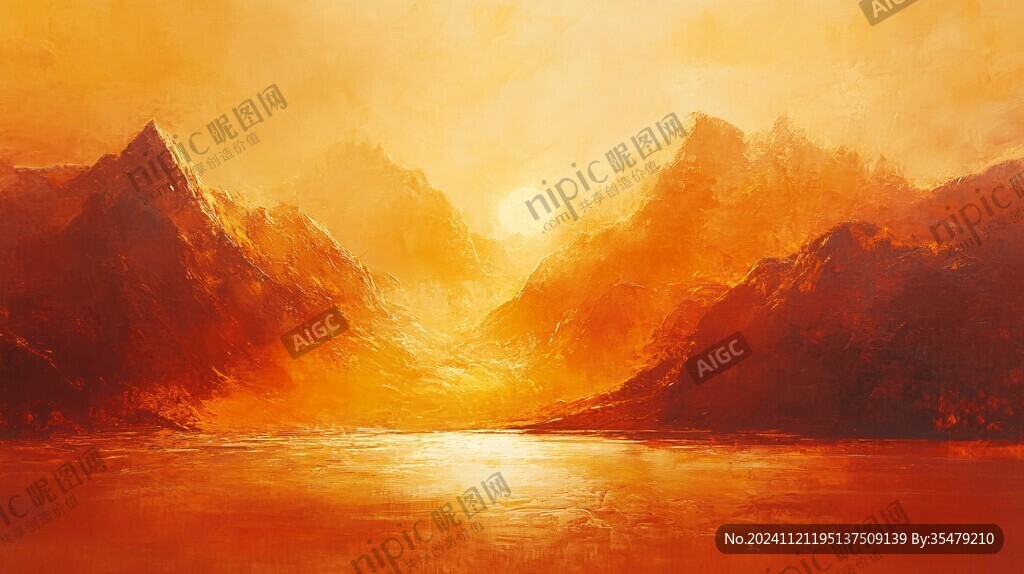 厚涂山水藝術(shù)背景