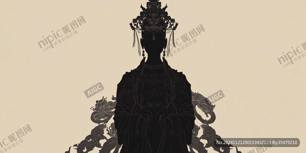 媽祖插畫設(shè)計