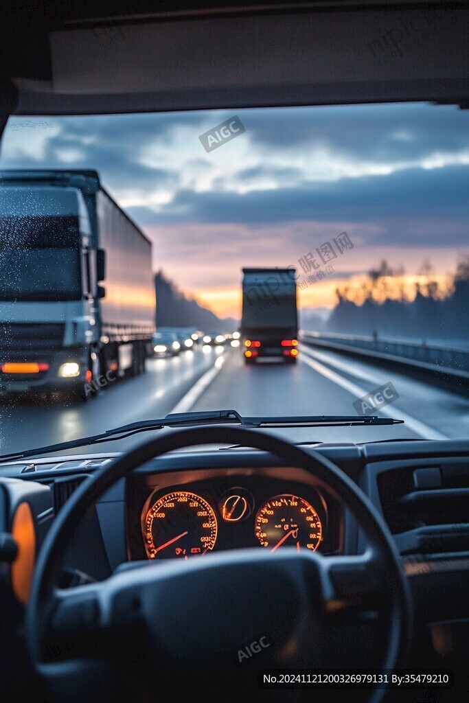 高速上行駛的車輛