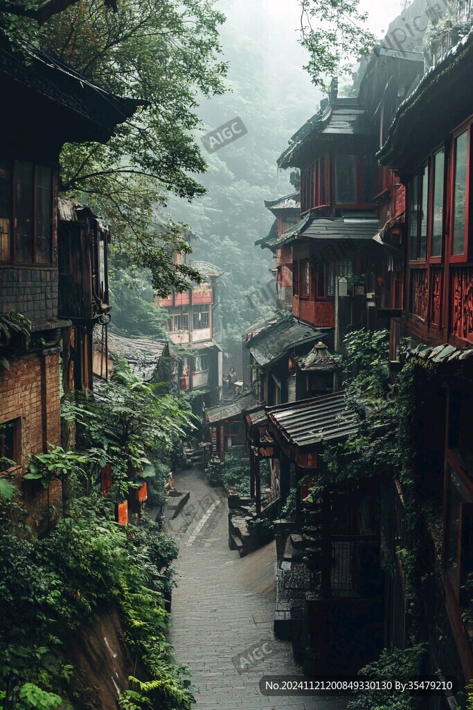 煙雨青城