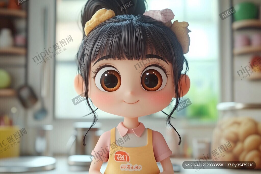 小米卡通女孩