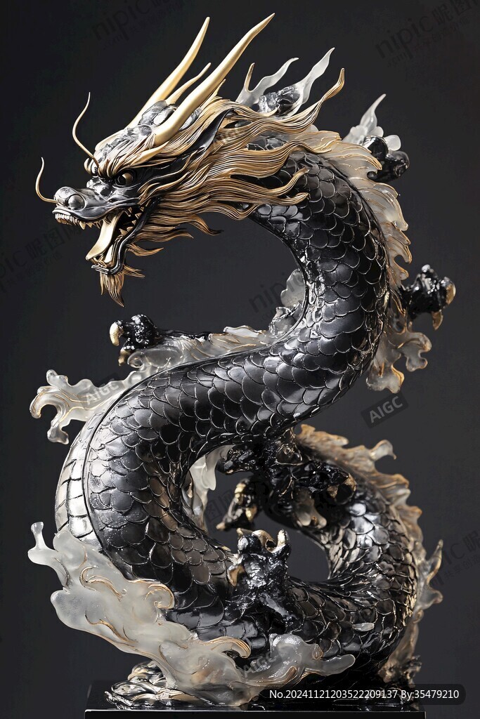 高清龍雕塑