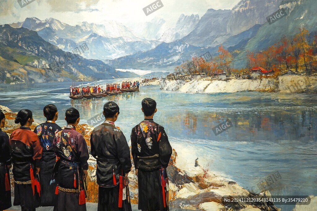 瑤族油畫