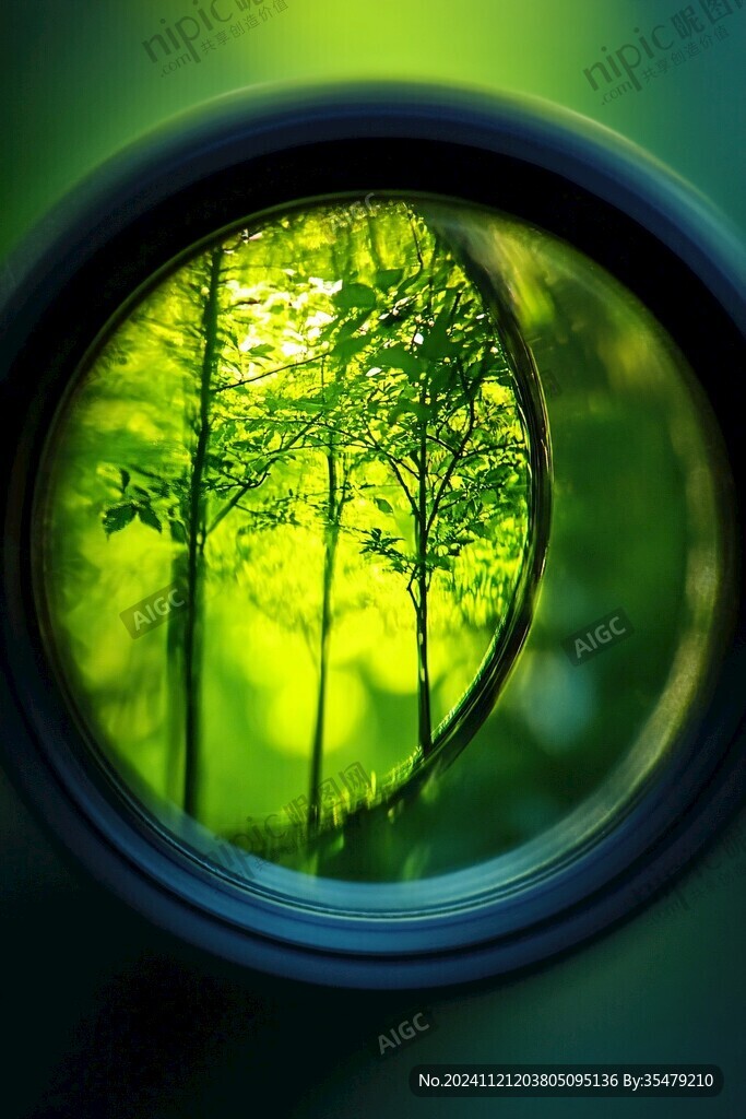 圓窗竹林