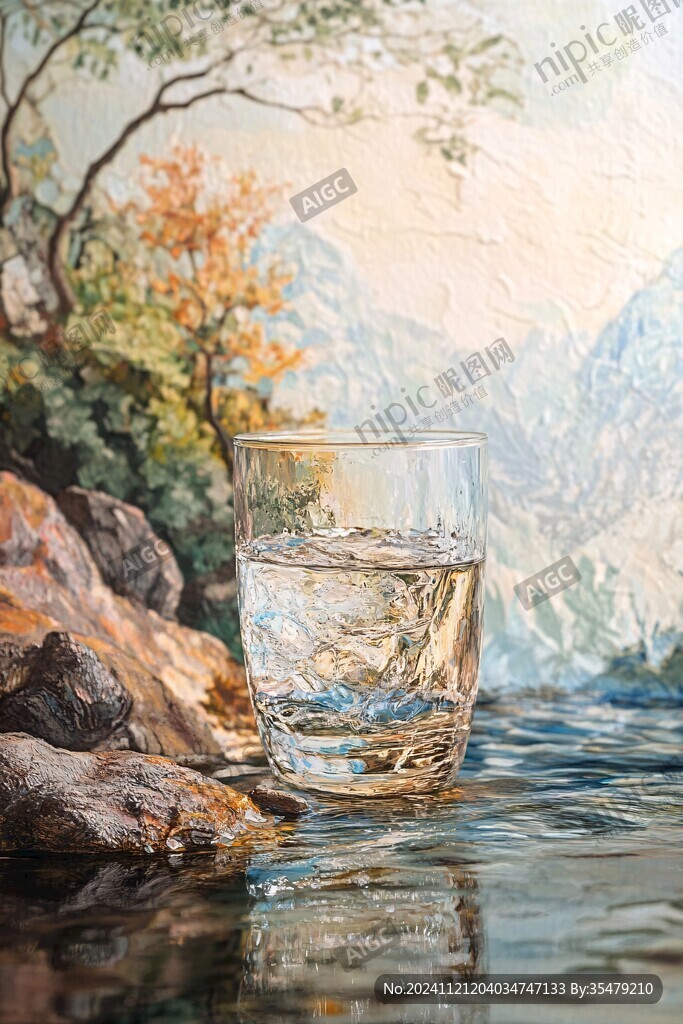 白酒山水