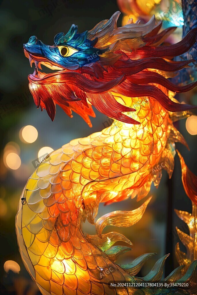 龍年氛圍立體造型