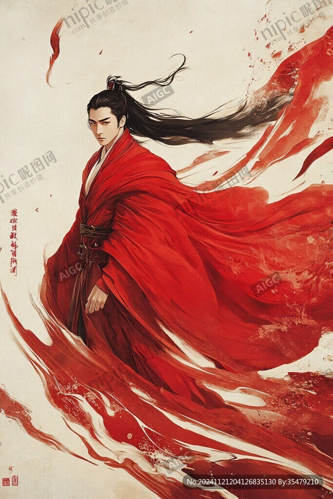 古風(fēng)紅衣