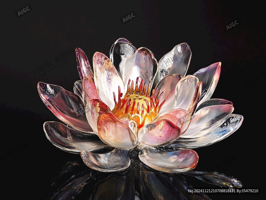 水晶荷花