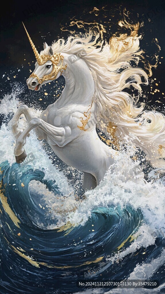 白龍馬插畫