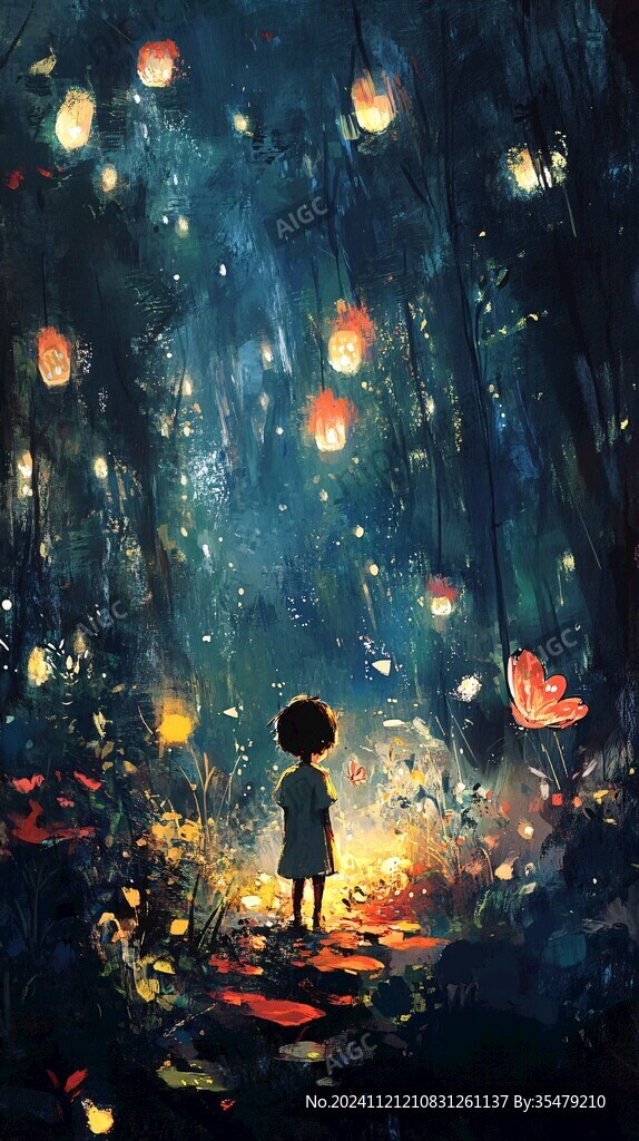 夢幻兒童插畫超治愈