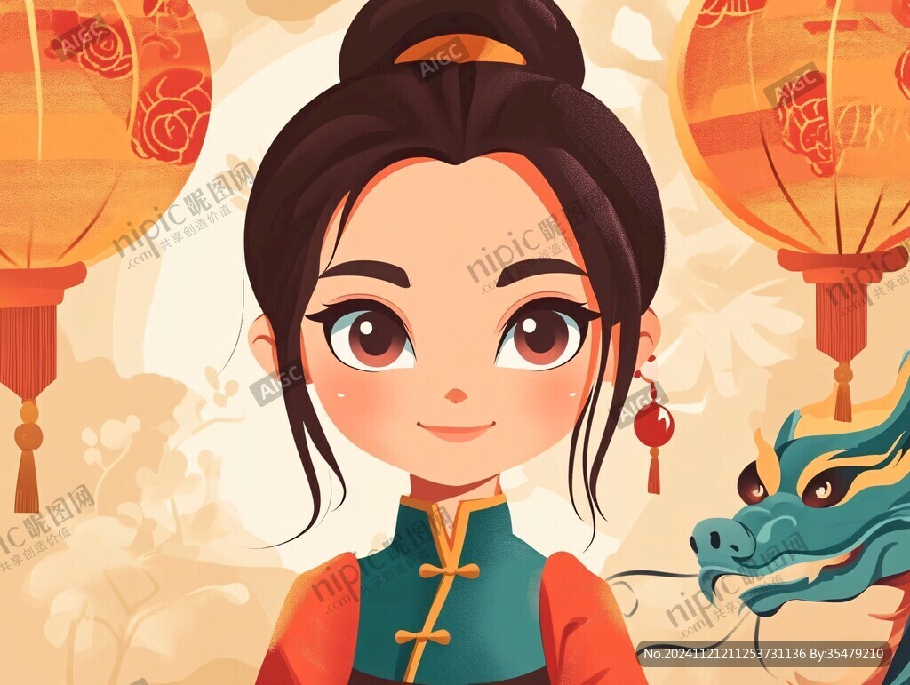 龍年ip插畫