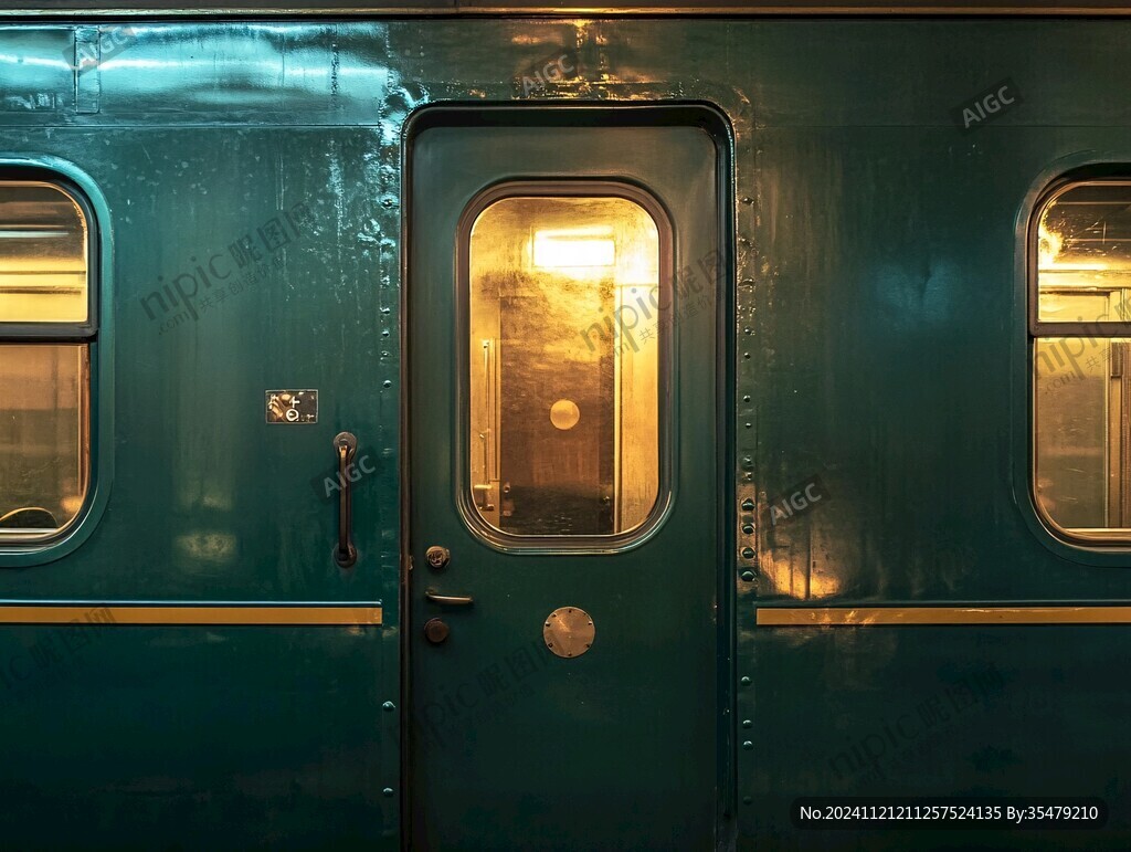 綠皮火車車門