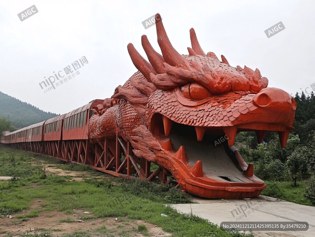 龍年戶外立體造型