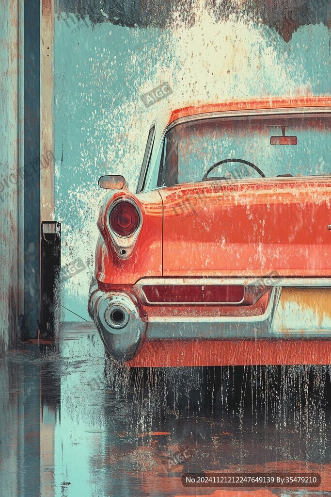 洗車背景圖