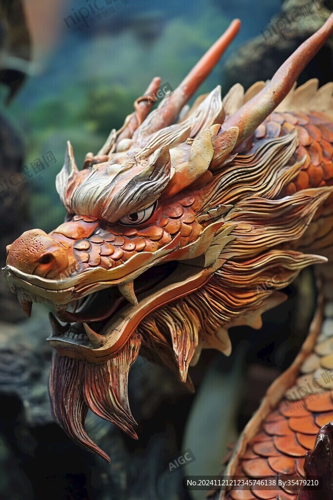 堆塑螭龍