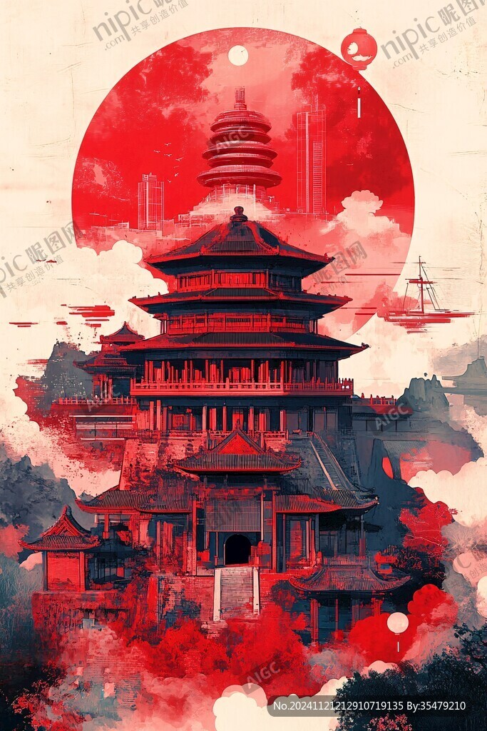 崇安閣插畫(huà)