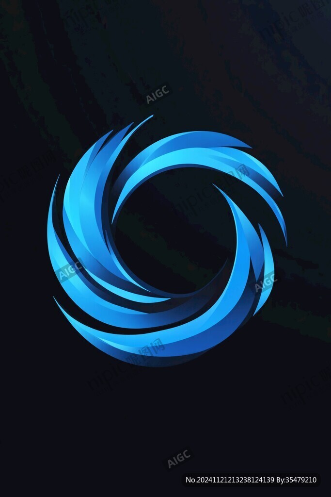 藍(lán)色旋轉(zhuǎn)logo
