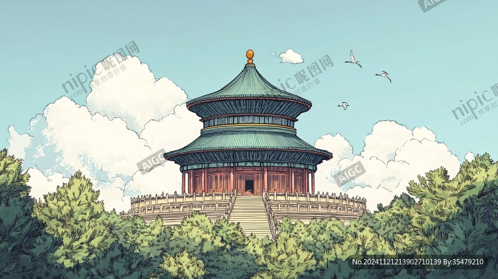 天壇鼠繪