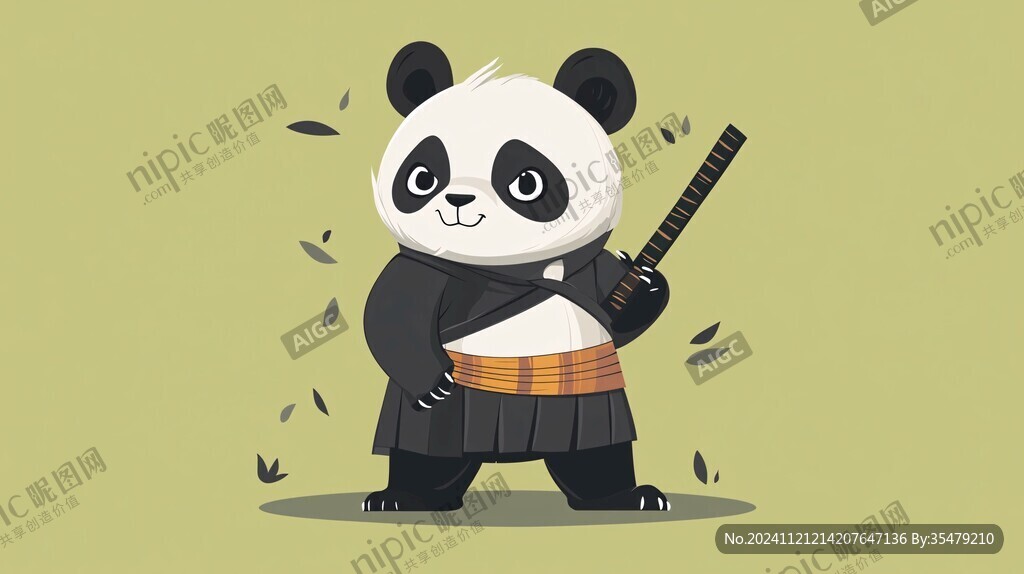 熊貓功夫大俠形像設(shè)計