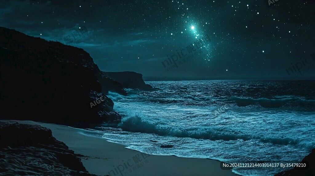 夢(mèng)幻藍(lán)色夜景