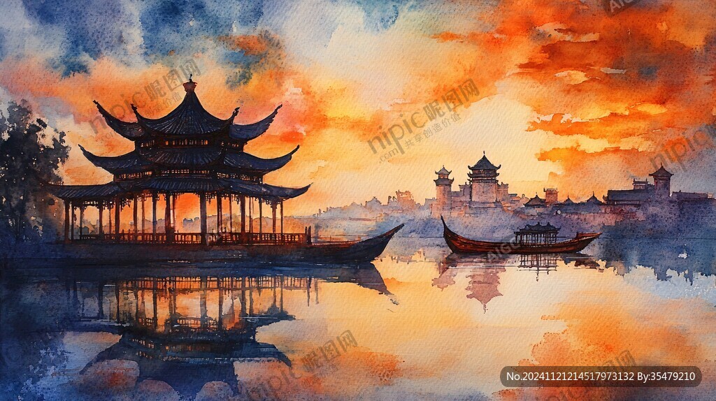 古亭水彩畫