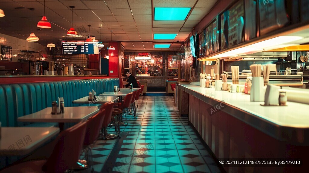 快餐店內(nèi)景