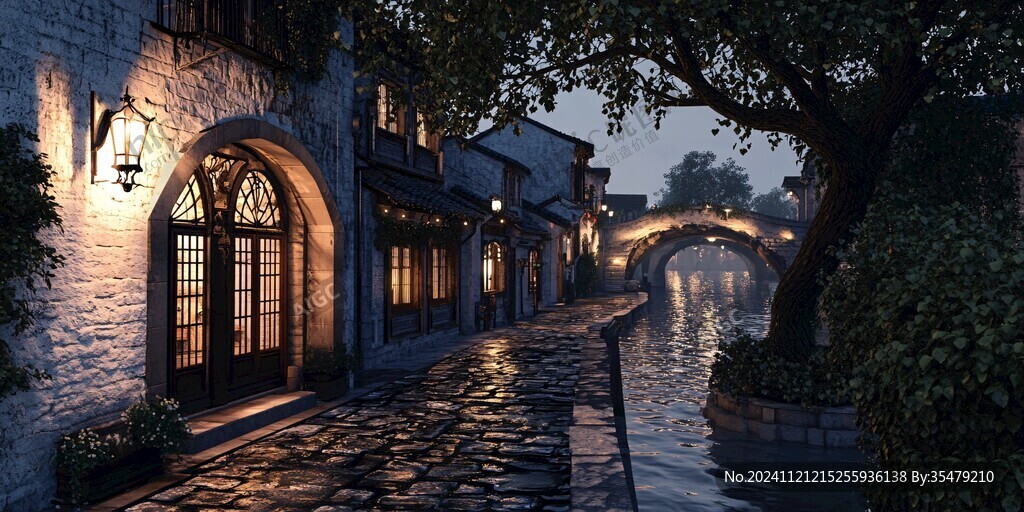 水街夜景
