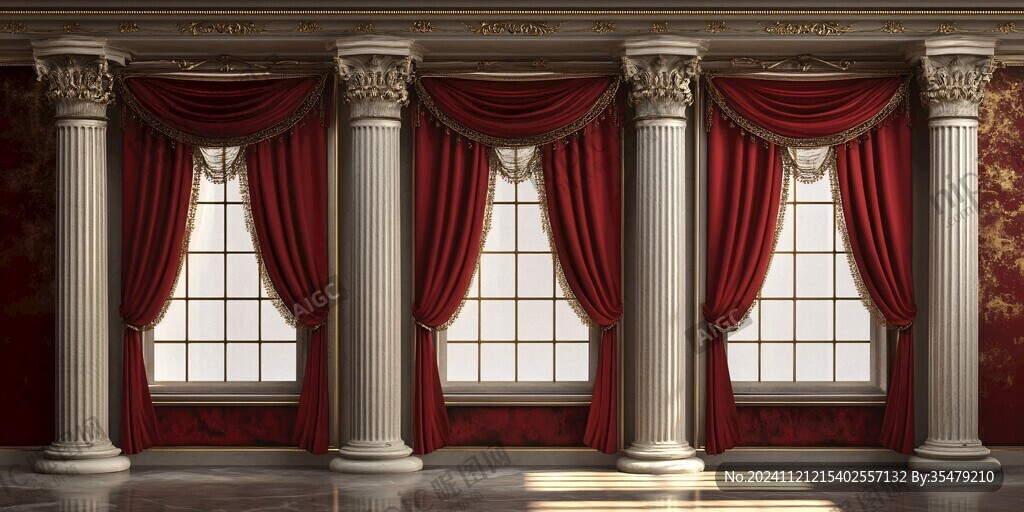 3d窗簾場景