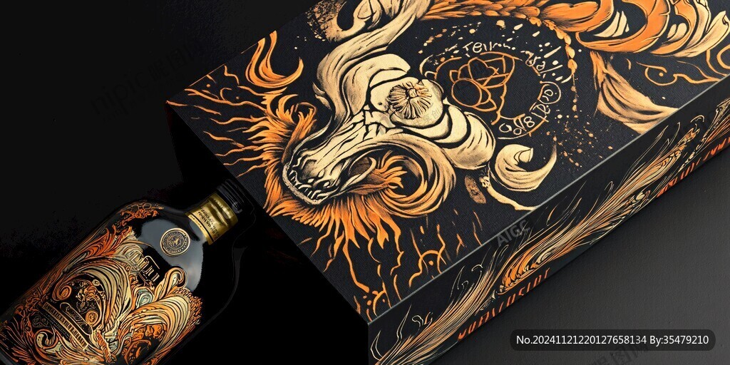 龍窩酒包裝設計