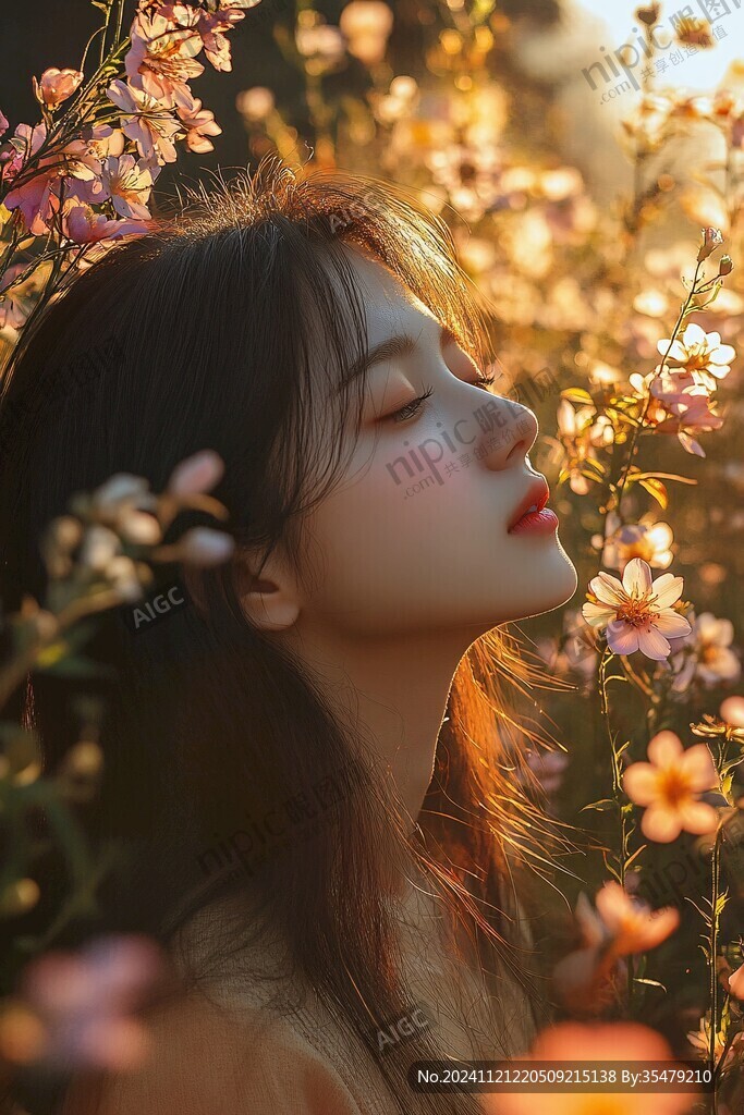 唯美花間美人