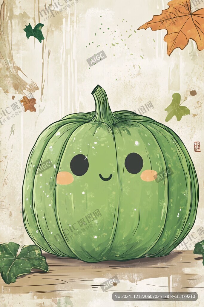 貝貝南瓜插畫