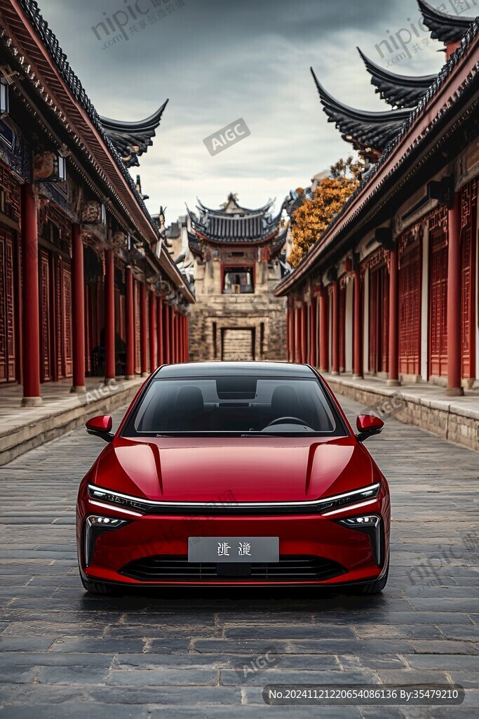 暗紅車身高清