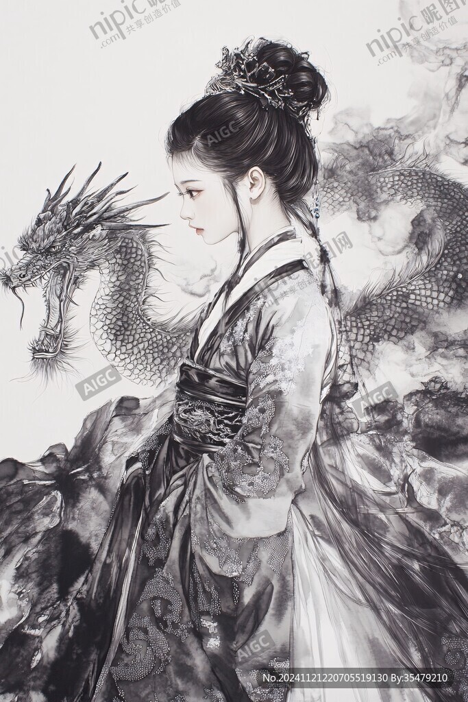 手繪古裝