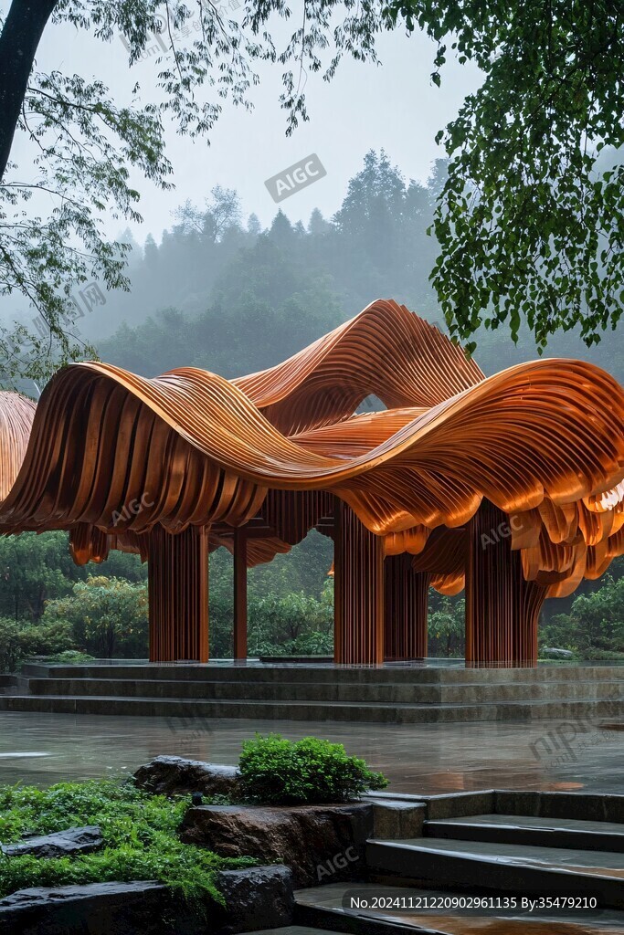 鋁板景亭