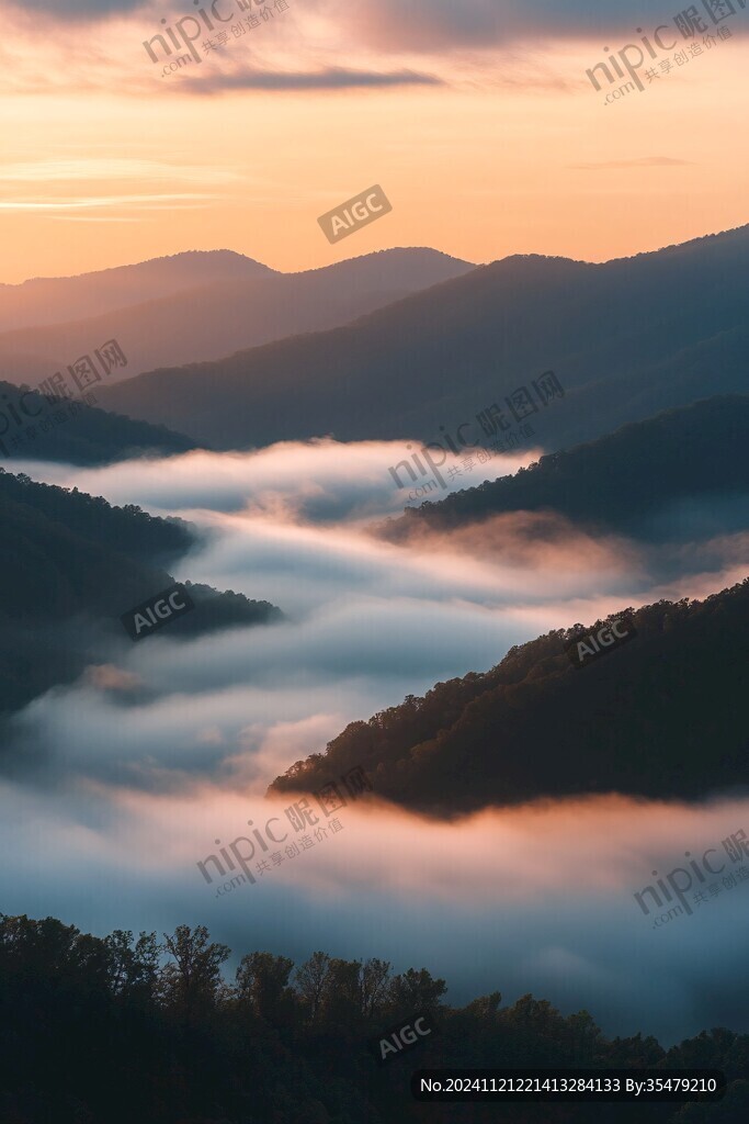 唯美風景云霧朦朧